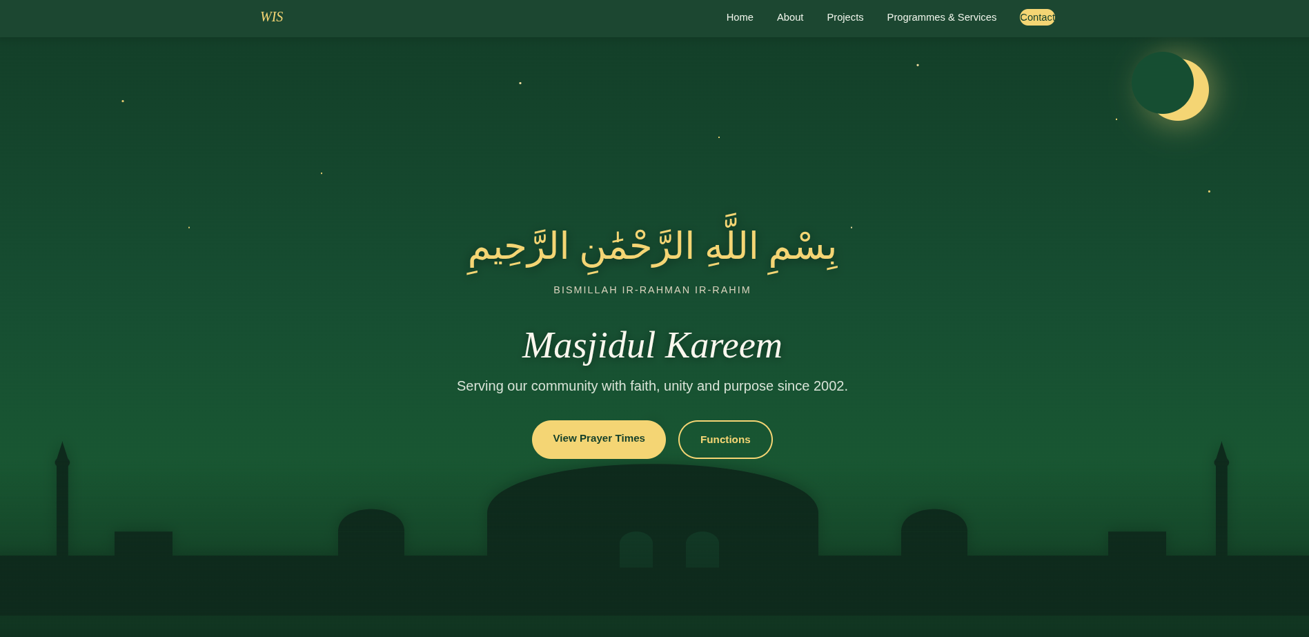 Worcester Islamic Society website